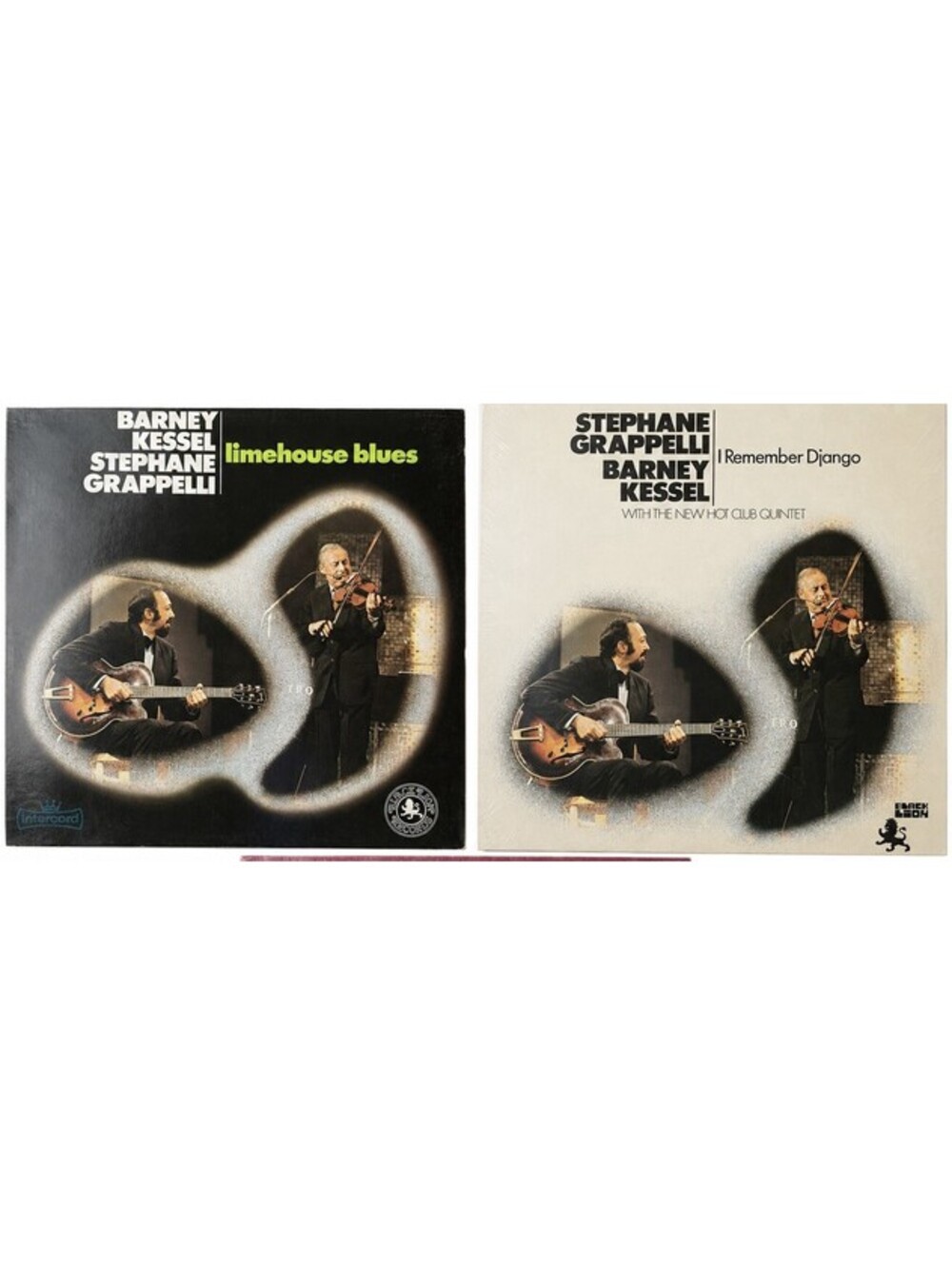 Set of 2 Barney Kessel & Stephane Grappelli Limehouse Blues Black Lion 1992 Jazz